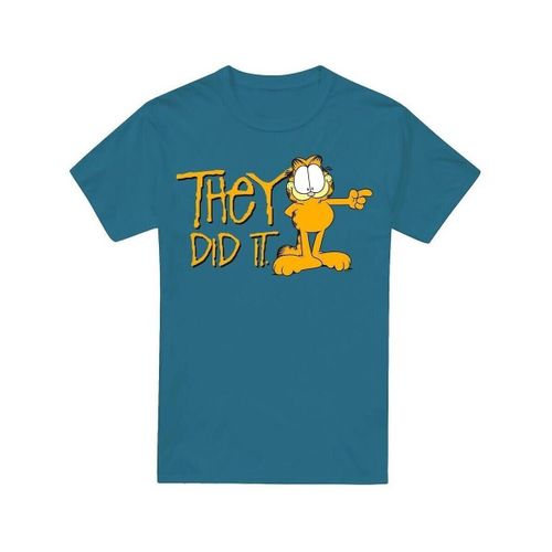 T-shirt Garfield They Did It - Garfield - Modalova