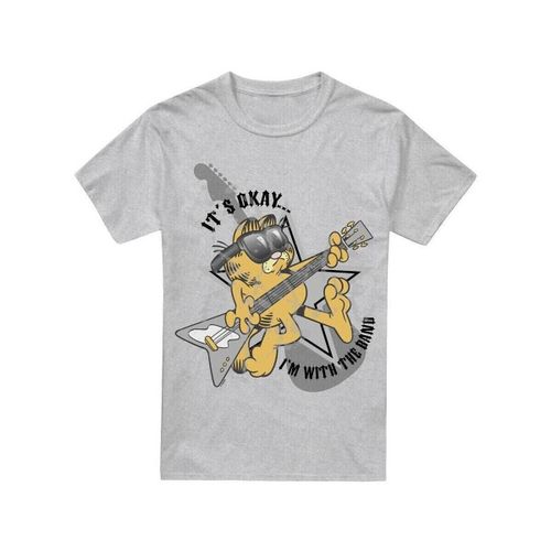 T-shirt Garfield I'm with the Band - Garfield - Modalova