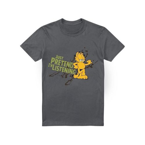 T-shirt Just Pretend I'm Listening - Garfield - Modalova