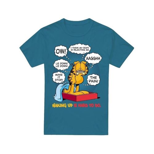 T-shirt Waking Up Is Hard To Do - Garfield - Modalova