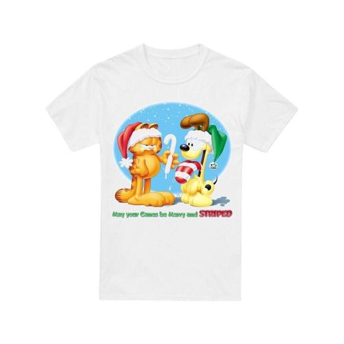 T-shirt Garfield Merry And Striped - Garfield - Modalova