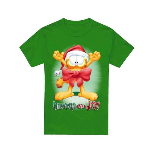T-shirt Garfield Unwrap The Joy! - Garfield - Modalova