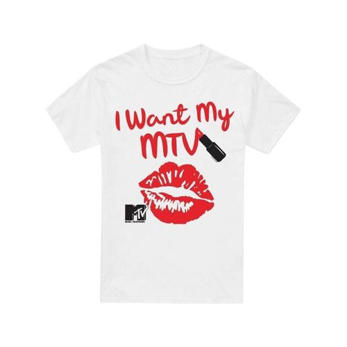 T-shirt Mtv Written In Lipstick - Mtv - Modalova