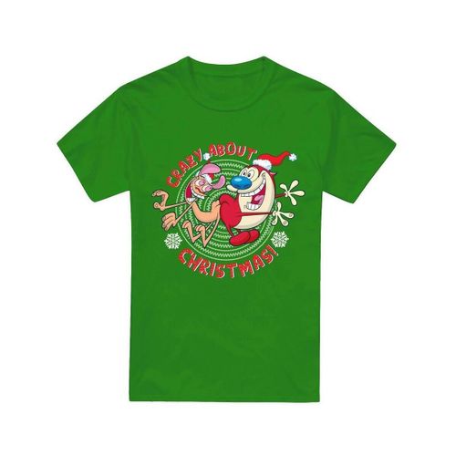 T-shirt Crazy About Christmas - Ren & Stimpy - Modalova