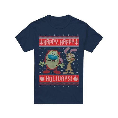 T-shirt Happy, Happy Holidays - Ren & Stimpy - Modalova