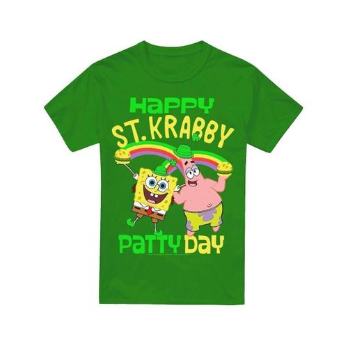 T-shirt St Krabby Patty Day - Spongebob Squarepants - Modalova