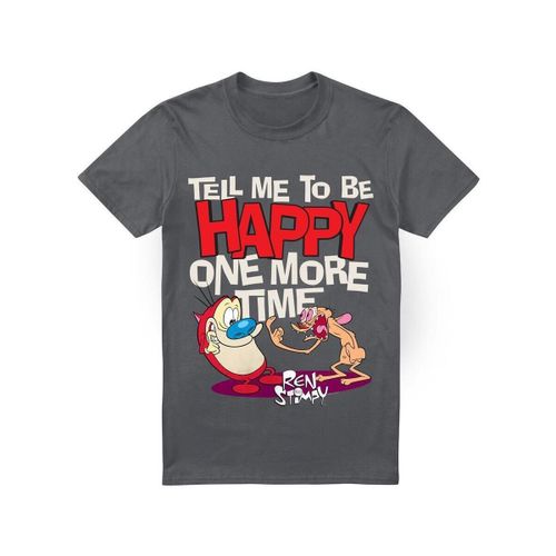 T-shirt Tell Me To Be Happy - Ren & Stimpy - Modalova