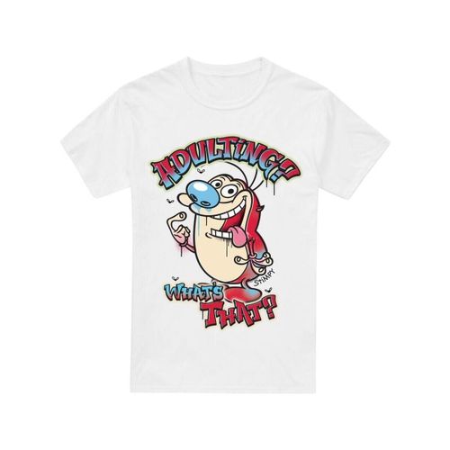 T-shirt Adulting Whats That? - Ren & Stimpy - Modalova