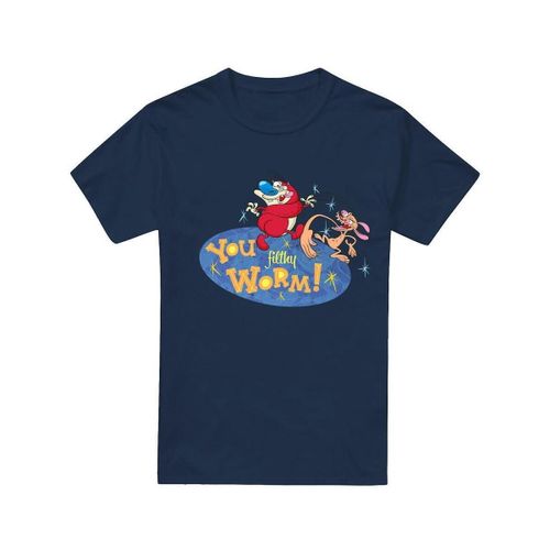 T-shirt You Filthy Worm! - Ren & Stimpy - Modalova
