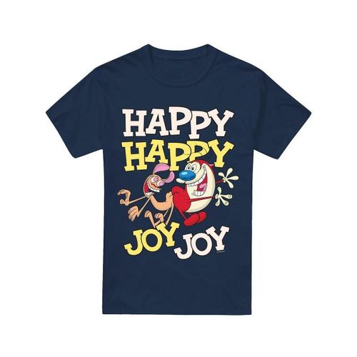 T-shirt Happy Happy Joy Joy - Ren & Stimpy - Modalova