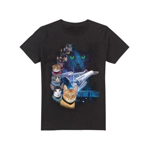 T-shirt Star Trek Feline Galaxy - Star Trek - Modalova