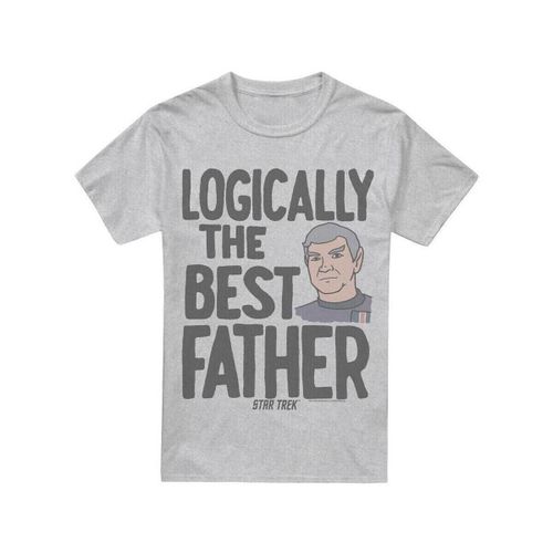 T-shirt Logically the Best Father - Star Trek - Modalova