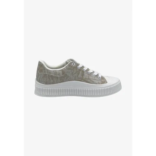 Baskets Baskets s basses à lacets, Beige - Vera Collection - Modalova