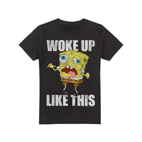 T-shirt Woke Up Like This Meme - Spongebob Squarepants - Modalova