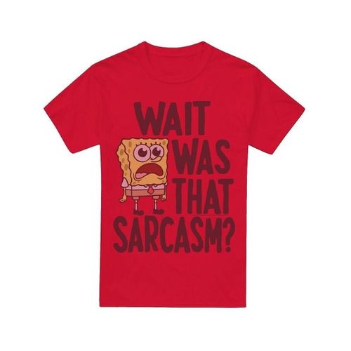 T-shirt Sarcasm - Spongebob Squarepants - Modalova