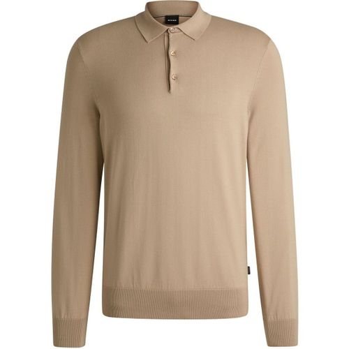 Sweat-shirt Polo Gemello Manches Longues Beige - BOSS - Modalova