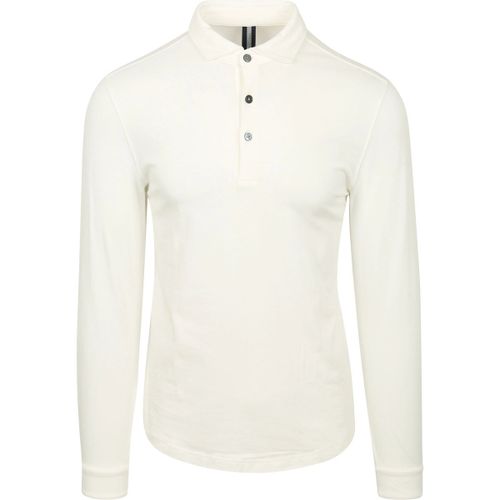 T-shirt Polo Manches Longues Blanc Cassé - Profuomo - Modalova