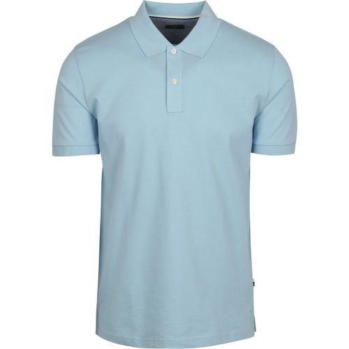 T-shirt Polo Piqué Bleu Clair - Olymp - Modalova