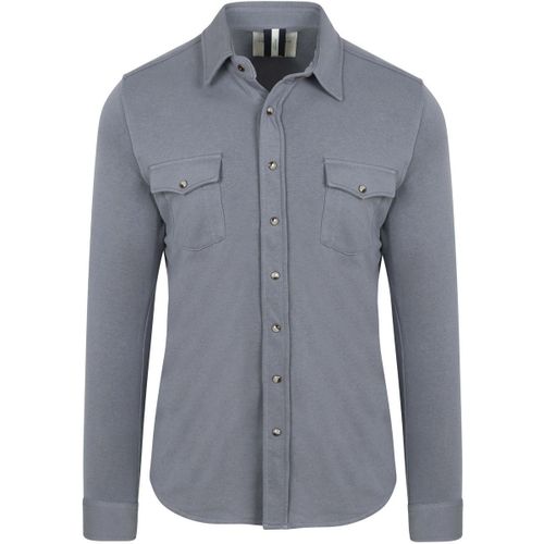 Sweat-shirt Surchemise Western Jersey Bleu - Profuomo - Modalova