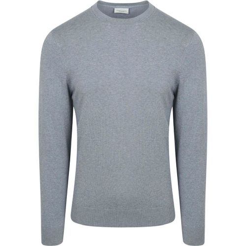 Sweat-shirt Pullover Luxury Basic Bleu - Profuomo - Modalova