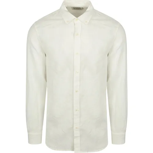 Chemise Chemise Lin Blanc - Scotch & Soda - Modalova