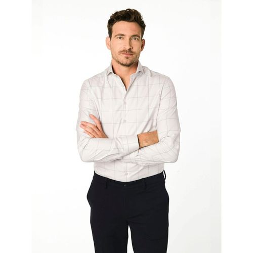 Chemise Chemise Carreaux Beige - John Miller - Modalova