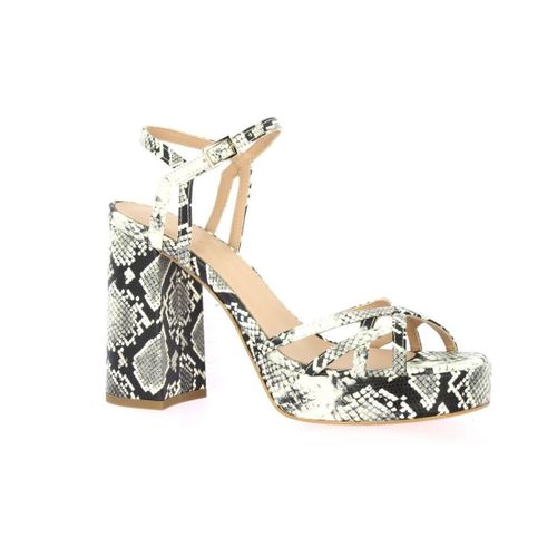 Sandales Nu pieds cuir python naturel - Fremilu - Modalova