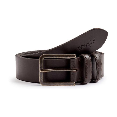 Ceinture Ceinture en cuir SLIM Marron - Wrangler - Modalova