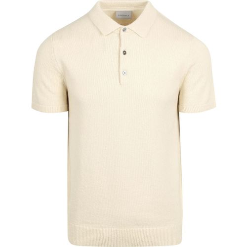 T-shirt Polo Maille Brute Écru - Suitable - Modalova