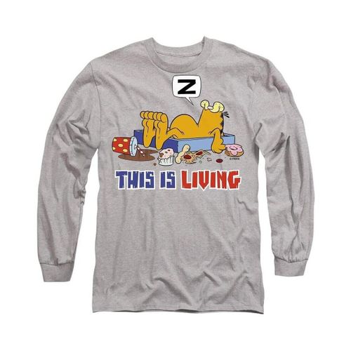 T-shirt Garfield This Is Living - Garfield - Modalova