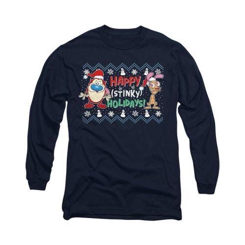T-shirt Happy Stinky Holidays - Ren & Stimpy - Modalova