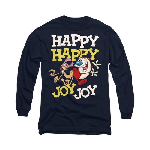 T-shirt Happy Happy Joy Joy - Ren & Stimpy - Modalova