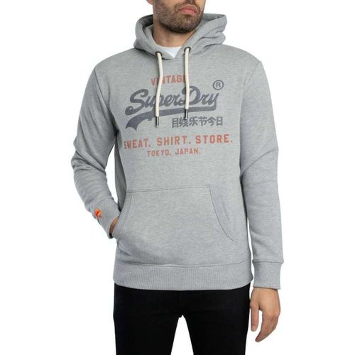 Sweat-shirt Sweat à capuche décontracté avec logo vintage Heritage - Superdry - Modalova