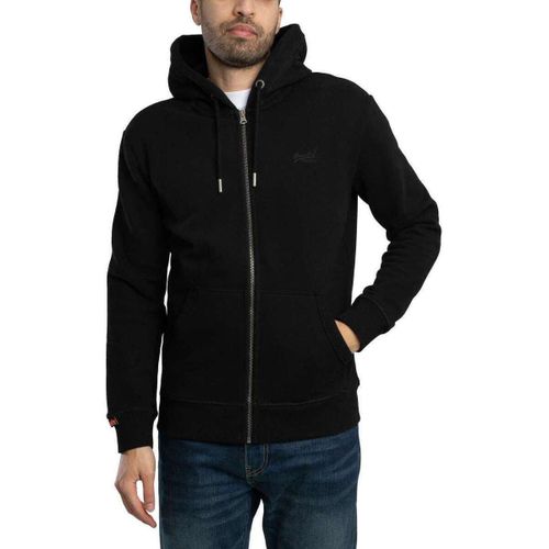 Sweat-shirt Sweat à capuche zippé avec logo essentiel - Superdry - Modalova