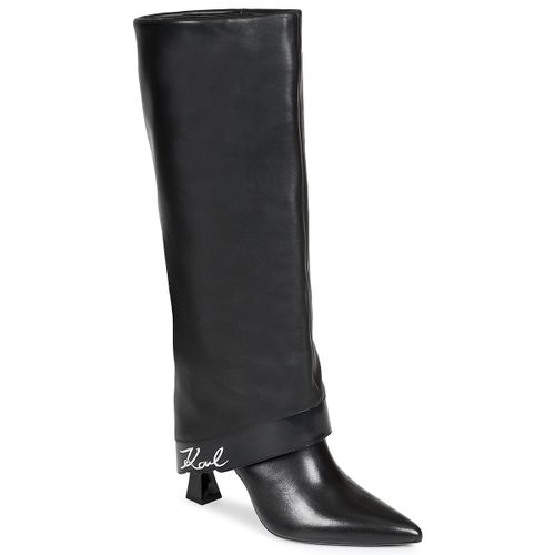 Bottes à talon DEBUTANTE Fold Down Hi Leg Boot - Karl Lagerfeld - Modalova