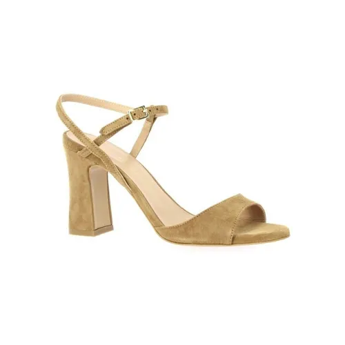 Sandales Nu pieds cuir velours - Fremilu - Modalova