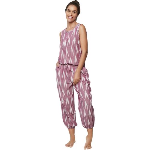 Pyjamas / Chemises de nuit Pyjama pantacourt débardeur HOMEWEAR P101 - Selmark - Modalova