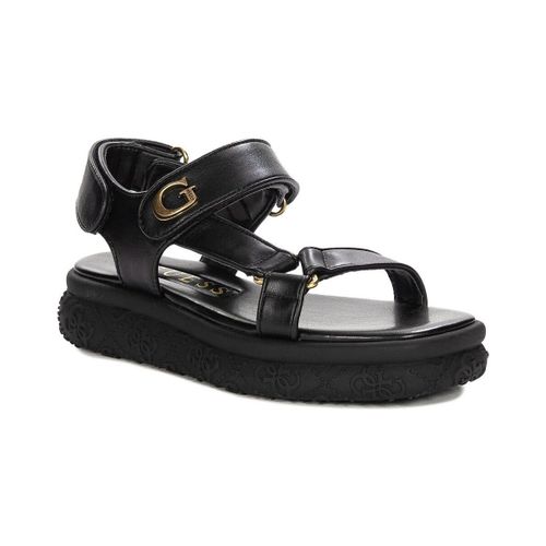 Sandales compensées FLJLANELE03BLACK - Guess - Modalova