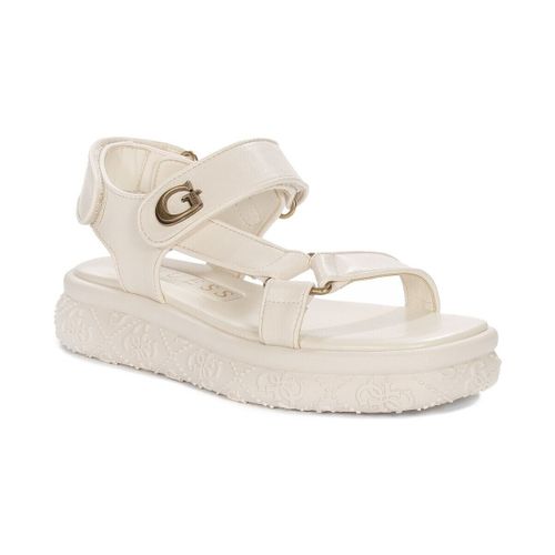 Sandales compensées FLJLANELE03CREAM - Guess - Modalova