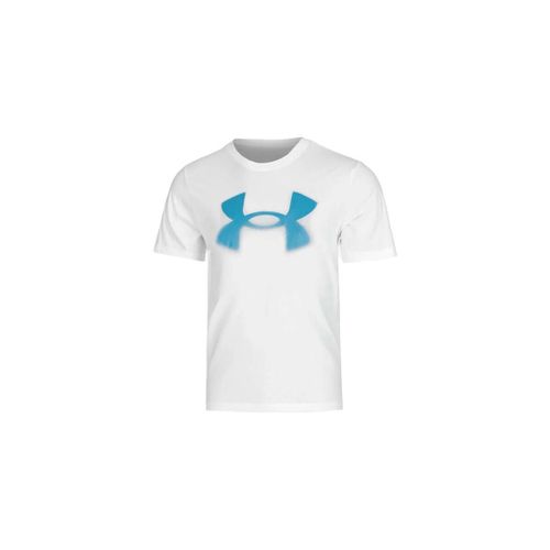 T-shirt T-shirt Blanc à Manches Courtes avec Détails Réfléchissants - Under Armour - Modalova