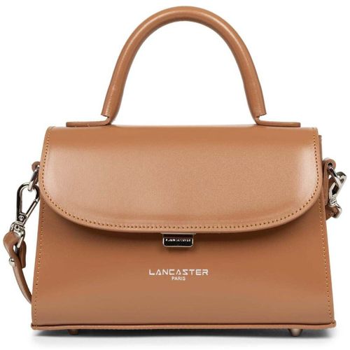 Sac à main Sac rabat cuir Suave Even Camel - LANCASTER - Modalova