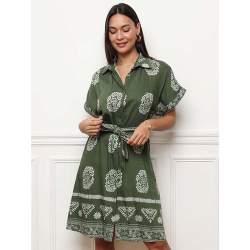 Robe courte Robes - Vert - La Modeuse - Modalova