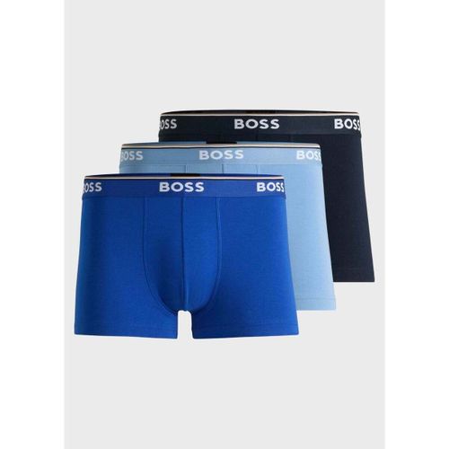 Caleçons Lot de 3 boxers bleus - BOSS - Modalova