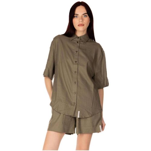 Chemise CAMICIA IN LINO MEZZA MANICA - Hinnominate - Modalova