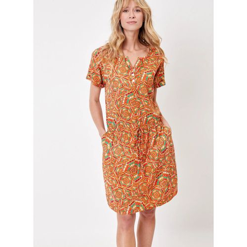 Robe courte Robe imprimée voile de coton bio ajustable IMELDA - La Fiancee Du Mekong - Modalova