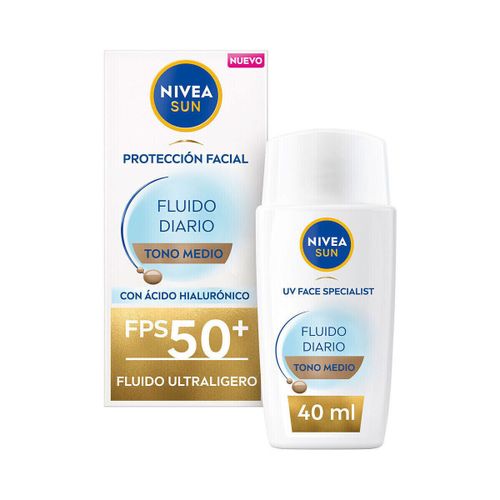Accessoires visages Fluide Solaire Quotidien Protection Visage Spf50+ ton Moyen - Nivea - Modalova