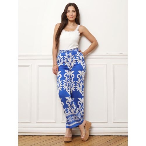 Pantalon Pantalons - Bleu - La Modeuse - Modalova