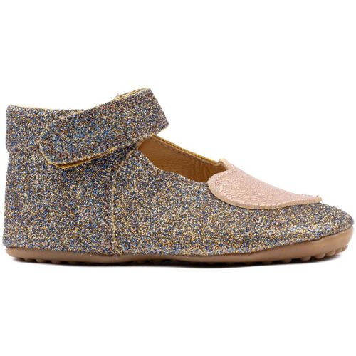 Chaussons bébé Chaussons Beginners Ballerina Heart Rose Glitter - Pom Pom - Modalova