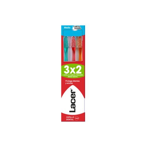 Produits bains Cepillo Dental Cabezal Pequeño Medio Pack - Lacer - Modalova