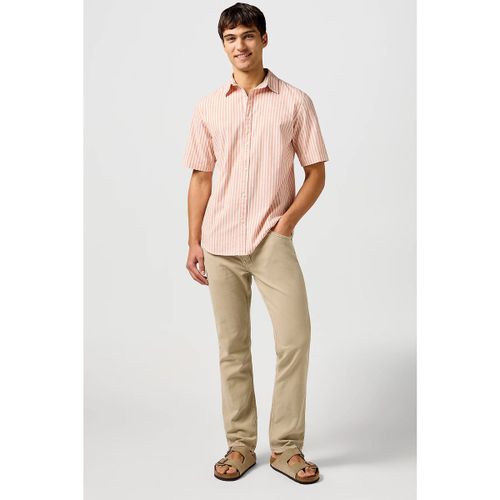 Pantalon Pantalon GREENSBORO LINEN In Timberwolf - Wrangler - Modalova